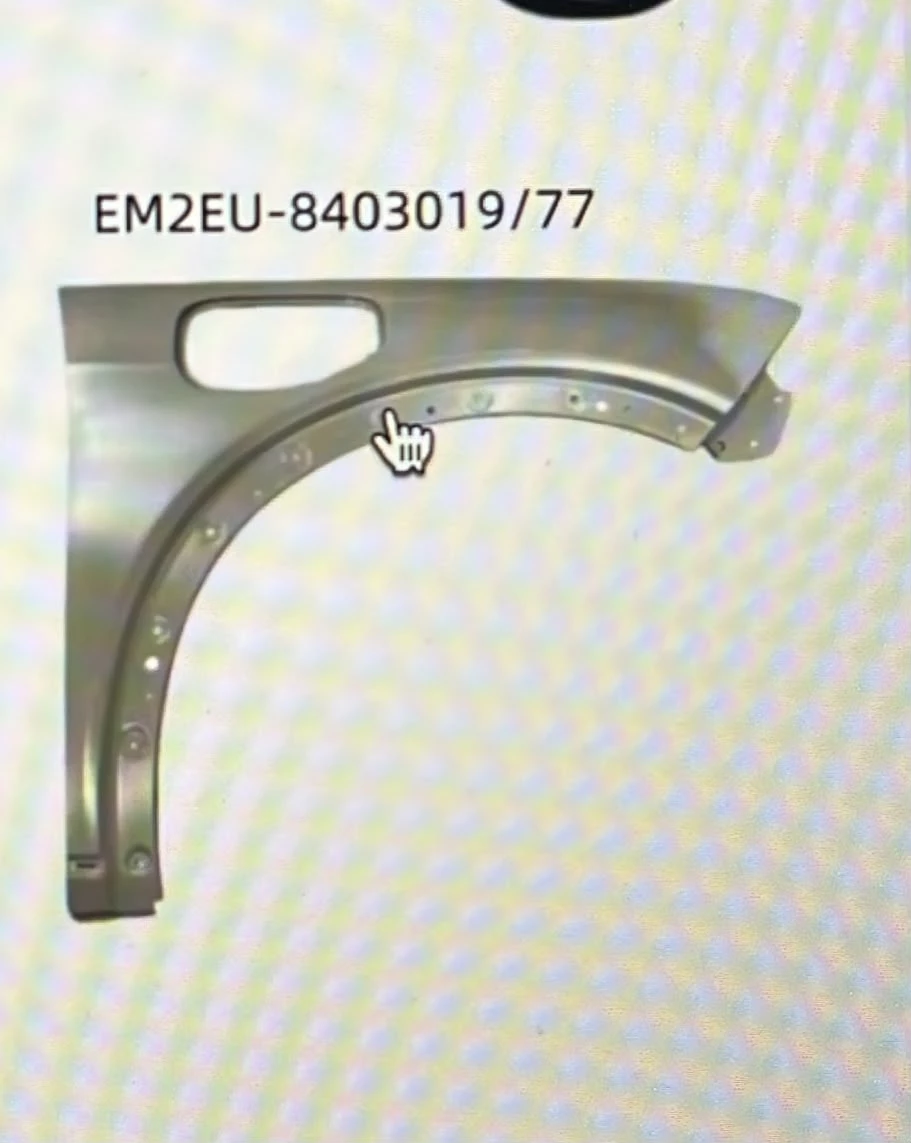 HA6HA-8403019/77 Right Front Fender Assembly